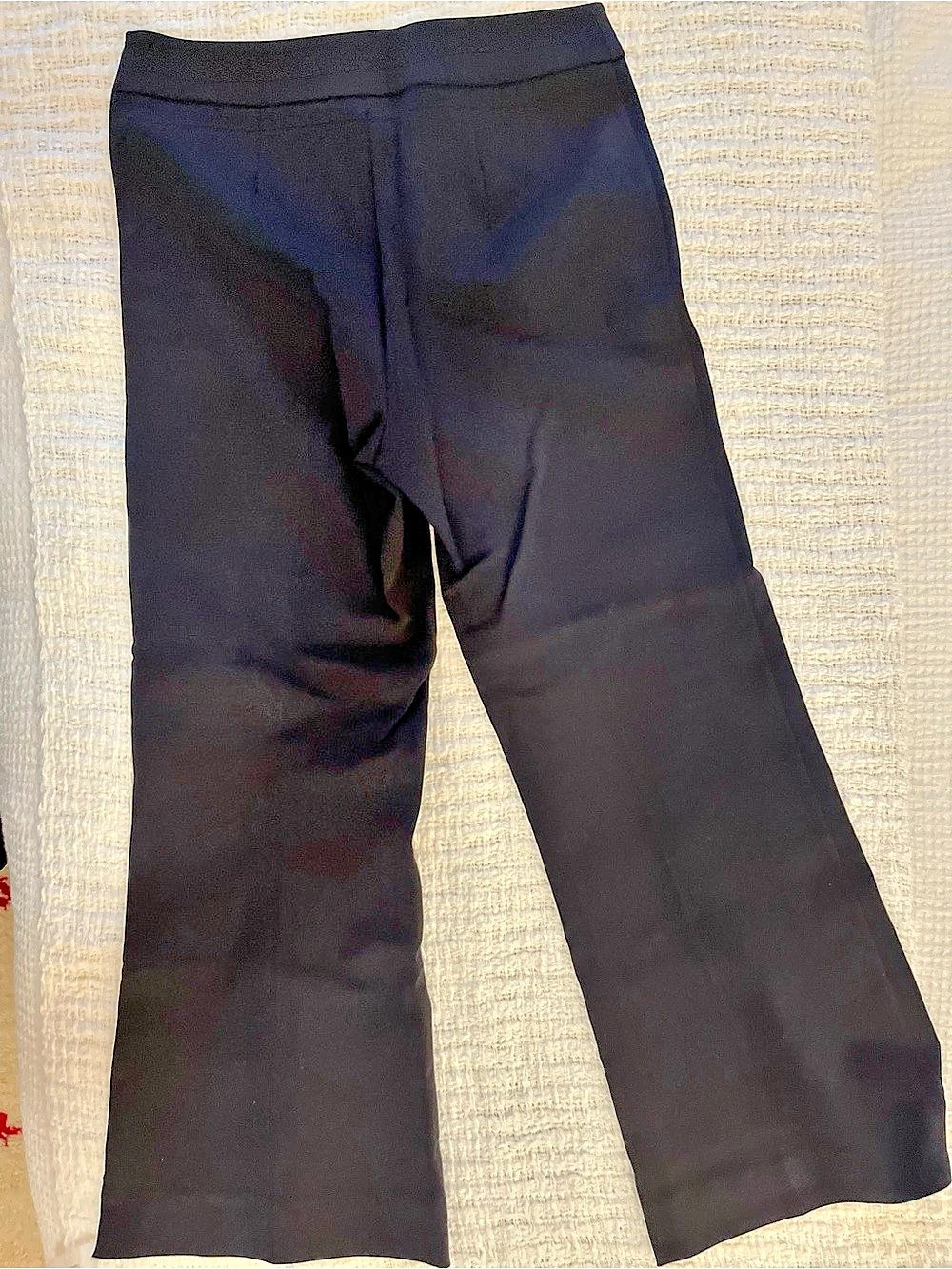 NWT Reformation Pierre Mid Rise Trouser Black Flare Pants Medium